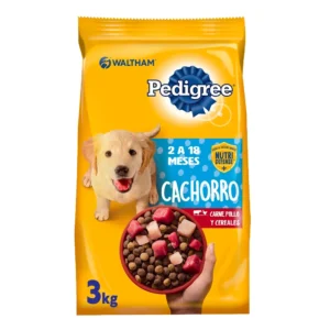 Pedigree Puppy - comida seca para perros medianos con pollo y arroz