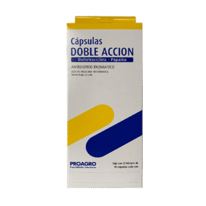 Oxitetraciclina Cápsulas Doble Acción - antibiótico veterinario