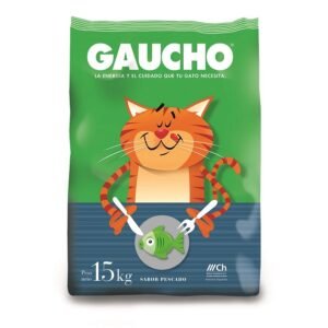 Gaucho alimento para gato adulto sabor pescado 15 kg - balanceado