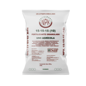 Fertilizante Triple 15 NPK x 10 kg - nutrición vegetal