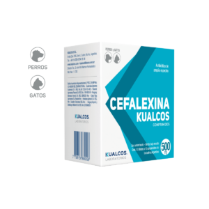 Cefalexina 500 mg x 10 comp - antibiótico para mascotas